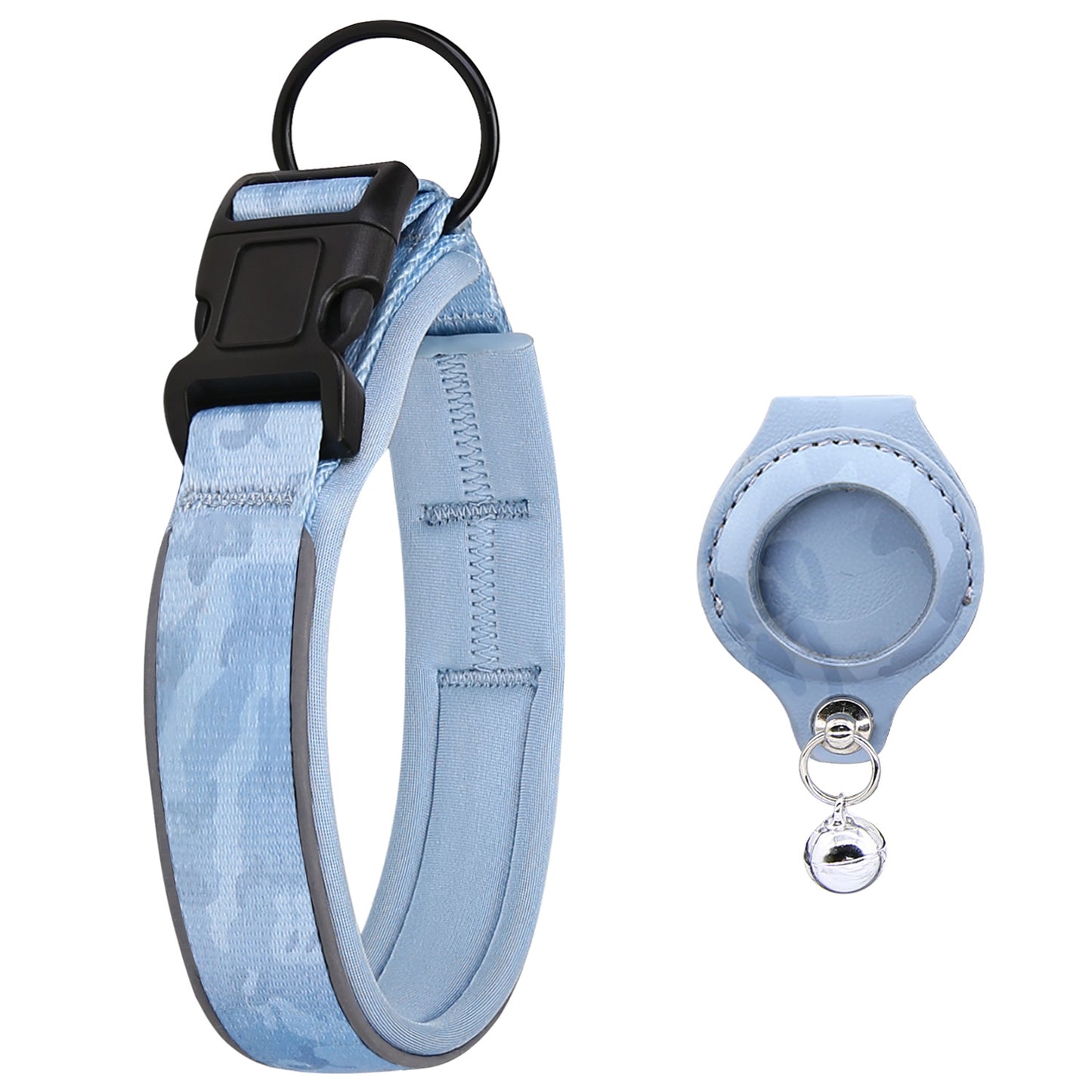 Protective Leather Airtag Case Pet Collar